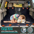 100% Hammock KULULU Dog Car Seat Cover for Back Seat, Waterproof Dog Car with Mesh Window, Scratchproof Truck Back Seat