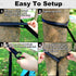 SZHLUX Camping Hammock with 2 Tree Straps and Carry Bag, Double & Single Portable Hammocks for Outdoor, Indoor, Beach,