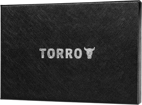 TORRO Regular Golf Scorecard Holder, Genuine Leather Golf Score Card Wallet with Pencil Loop