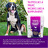 Organic Dog Treats for All Breeds, Semi-Soft Turkey Dog Training Jerky Snack Bites, 5 oz