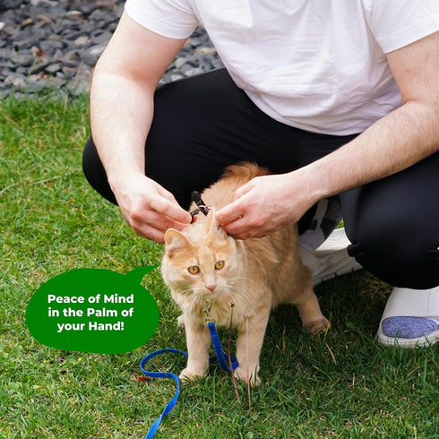 Tile Sticker Cat Collar Holder, Smallest and Lightest Tracking Case for Cats, GPS for iPhone Samsung Android