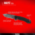 Kershaw Analyst Tanto Pocket Knife, 3.25" 8Cr13MoV Steel Blade, Liner Lock EDC Folder