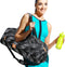 Yoga Mat Bag, 8-Pocket Gym Bag Fits 1/2" Thick Mat & Blocks, Detachable Straps, Large Tote for Women, Men