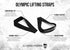 Gymreapers Olympic Lifting Straps for Weightlifting, Durable Cotton with Reinforced Stitching, Pair