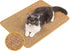 Cat Scratcher Mat - Natural Sisal with Sticky Velcro Tapes, Horizontal Floor Pads for Indoor Cats