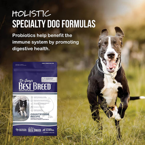 Best Breed Dr. Gary's Countryside Recipe, Natural Dry Dog Food for All Breeds, 4 lbs