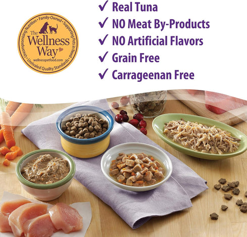 Wellness Complete Health Grain-Free Wet Canned Cat Food, Natural Ingredients, Chicken & Herring, 3 oz (Pack of 24)