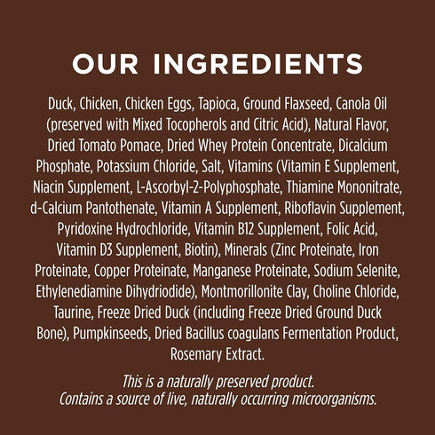Instinct Ultimate Protein Grain Free Dry Cat Food, Cage Free Duck Recipe, 4 lb. Bag