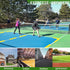 28pcs 84pcs, Hikeen Court Lines Marker Kit Anti-Slip and Wind-Resistant Throw Down Markers or Pickleball Net Court