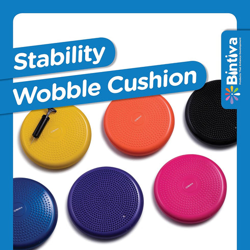 Wobble Cushion Balance Disc - Wiggle Seat & Balance Pad for Exercise, Physical Therapy, Sensory Kids