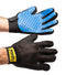 PAIR of Low-Cost Pet Grooming Gloves, Ideal for Grooming, Deshedding, Bathing & Massaging Dogs & Cats, Blue