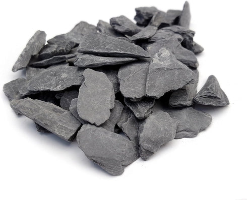 Natural Slate Stone, 1/2 to 1 inch, Perfect for Miniature Gardens, Aquariums, and Terrariums