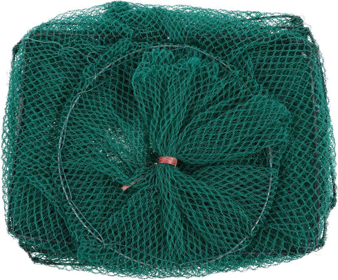 Veemoon Fishing Net Cage Crab Catcher Bait Holder 14-Part 2.1m Mesh Portable