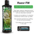 Brightwell Aquatics Razor Freshwater - System Cleaner That Targets & Cleans Surfaces of Rock, Decorations and Tank Walls, 250 ml