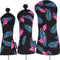 Golf Club Covers, 3 Pack Head Covers for Driver, Woods, and Hybrid Golf Clubs