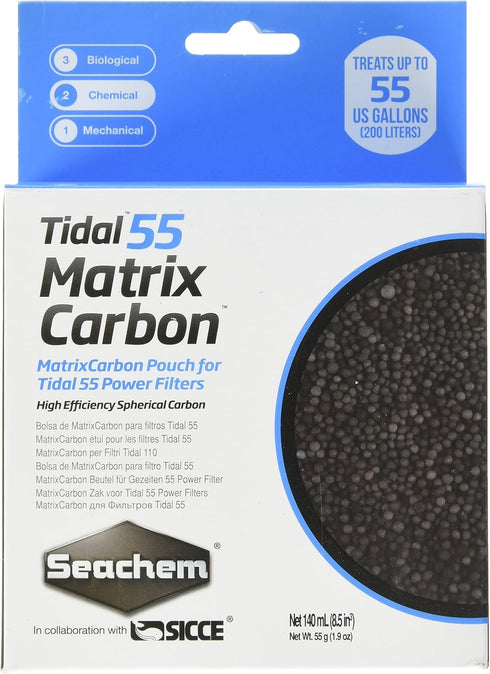 Seachem Laboratories 6509 140 mL 55 Matrix Carbon Tidal Filter