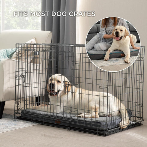 Bedsure Memory Foam Dog Bed for Extra Large Dogs, Orthopedic Waterproof with Removable Washable Cover, Grey