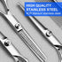 Professional Dog Grooming Scissors Kit, Titanium Coated Dog Scissors for Grooming, 5 in1 Grooming Shears Kit for Dogs Cat Pet At Home by TINMARDA