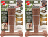 Ethical Pet 2 Pack Bambones Plus Dog Chew Toys - Large 7 Inch, Beef Flavor