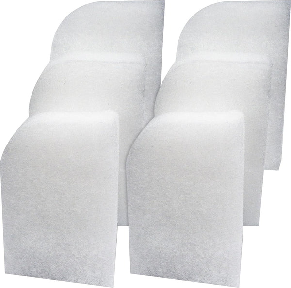 6 Pack Water Polishing Pads for Aquariums, Compatible with Quick-Clear Mechanical Filter Media