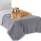 Bedsure Waterproof Dog Blankets for Large Dogs, Washable Pet Blanket for Bed Couch Protector, 60x80, Grey.