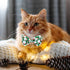 Christmas Dog Collar with Bow Tie, 2 Pack Holiday Santa and Snowman Collars for Small Medium Large Dogs