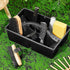 8 Pc Horse Grooming Kit - Includes Grooming Box, Face & Body Brush, Sweat Scraper, Hoof Pick, Mane & Tail Comb, Bathing