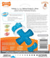 Nylabone Comfort Hold X-Bone Puppy Chew Toy, Soothing Teething Bone for X-Small Dogs, Beef Flavor