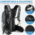 Gelindo Hydration Backpack Insulated Pack with 2.5L BPA Free Bladder for Men Women - 18L for Hiking Festival Cycling