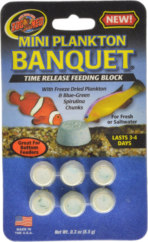Zoo Med Laboratories AZMBB5 Plankton Banquet Block Feeder, Mini for Aquatic Pets