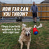 Made in USA Flingsy Dog Ball Launcher, Combination Throwing Toy with 100% Natural Cotton Rope Tug Fetch Thrower