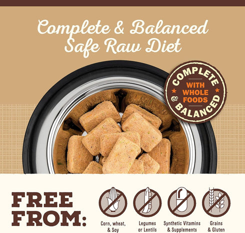 Primal Freeze Dried Dog Food Nuggets, Lamb, Complete & Balanced Meal, 14 oz
