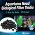 Aquatic Experts Bio Balls Filter Media, 1 Inch Small Bio Balls for Aquarium Filter, 125 Count Made in The USA