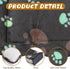 4 Pack Ultra Soft Dog Cat Bed Mat, Cozy Washable Thickened Pet Bed for Small Animals (Black, 13 x 19)