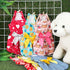 6 Pieces Puppy Dog Dress, Pet Bowknot Princess Floral Vest Skirt for Small Dog Cat Summer Apparel