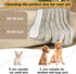 Kritter Planet Waterproof Small Dog Blanket - Soft Washable Furniture Protector, Reversible Sherpa Fleece Cover