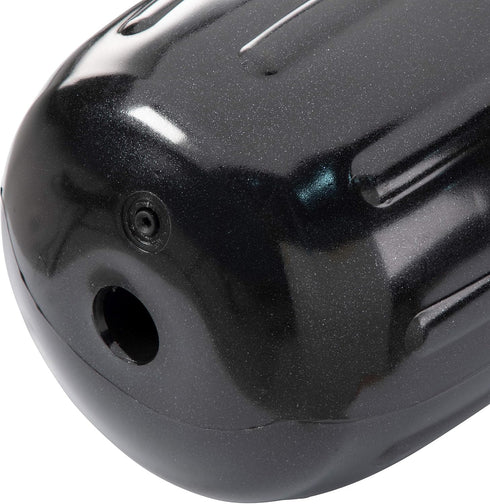 TaylorMade Big B Inflatable Vinyl Boat Fender 6" x 15" for boats 20-35', Heavy-Duty Vinyl, Black Onyx