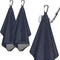 Magnetic Golf Towel - 2 Pack with Microfiber Wire Cleaning Cloth Block and Strong Magnet for Golf Bags
