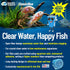 Aquatic Experts Classic Bonded Aquarium Filter Pad - 12" x 72" x .75" - Blue and White Filter Media Roll, USA Made