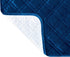 Premium Blue Silky Velvet Pet Sofa Bed - Slip Resistant, Waterproof, Washable Couch Protector with Removable Bolster
