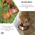 Petsentials Non-Skid Stylish Food Bowl for Pets, Premium Grade Stainless Steel in Elegant Bronze