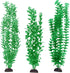 Penn-Plax Aqua-Plants Plastic Aquarium 3 Piece Plant Bundle, Realistic Appearance, Green, 16” Height