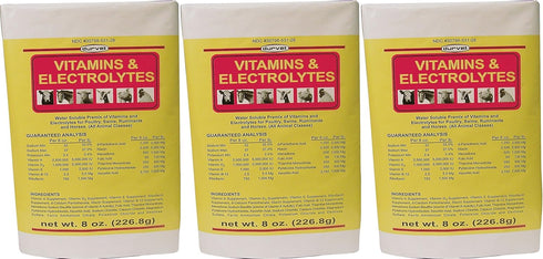 (3 Pack) DURVET 136028 vitamins & Electrolytes, 8 oz3