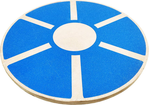 Signature Fitness Non-Slip Wooden Wobble Balance Board Core Trainer 15.55-inch Diameter with 360 Rotation for Stability Training, Multiple Colors by Signature Fitness