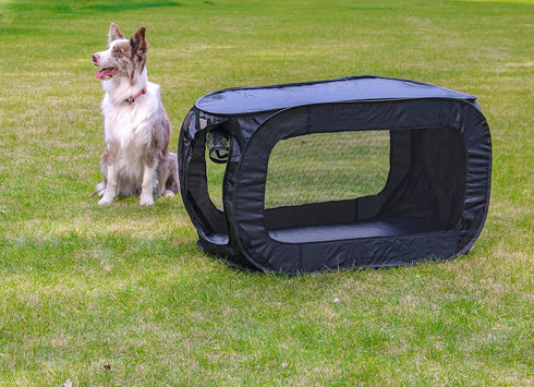PETLIKE Pop Up Dog Kennels Large Dog Bed Kennel, Portable Car Seat Dog Kennel Waterproof for Indoor Outdoor Travel, Collapsible Foldable Cat Cage