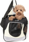 Pet Life Dog Carrier - Single Strap Over-The-Shoulder Backpack, Water-Resistant with Built-in Bottle Holder and Pouch