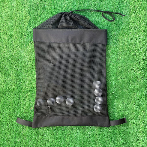 Golf Push Cart Storage Bag, Organizer with Mesh Closure, Push Cart Accessories