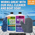 Ultimate Boat Scrubbing Brush Glove - Heavy Duty Deck Brush for Hull, Floor, Marine Fishing Boat Accessories