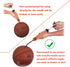 SKOLOO 10" Portable Hand Air Ball Pump Inflator Kit with Nozzle, Needle, Extension Hose for Sports Balls