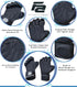 Fit Active Sports New Ventilated Weight Lifting Workout Gloves with Built-in Wrist Wraps for Men and Women - Great